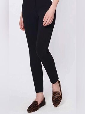 Veronica Beard Scuba Leggings Black Size 8 Office Career Business Casual
